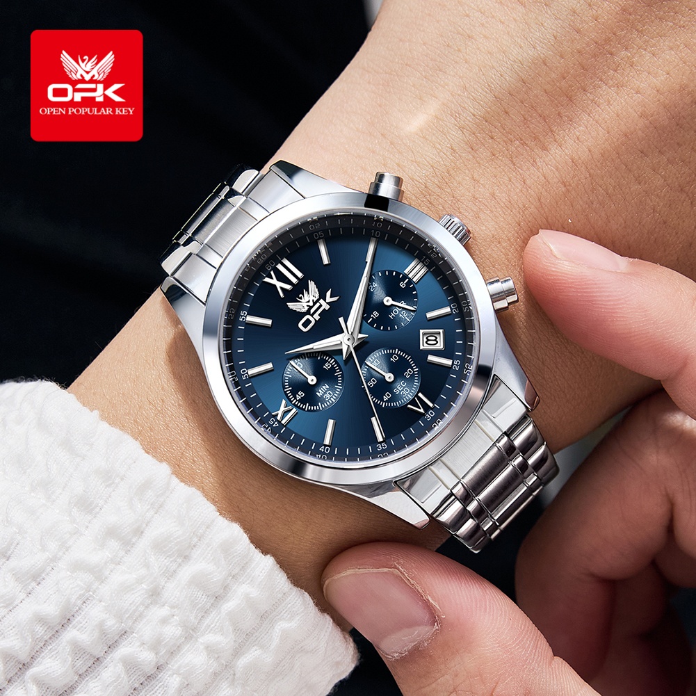 OPK 6052 Mens Watch Automatic  - Luxury Watch Leather 评论和价格