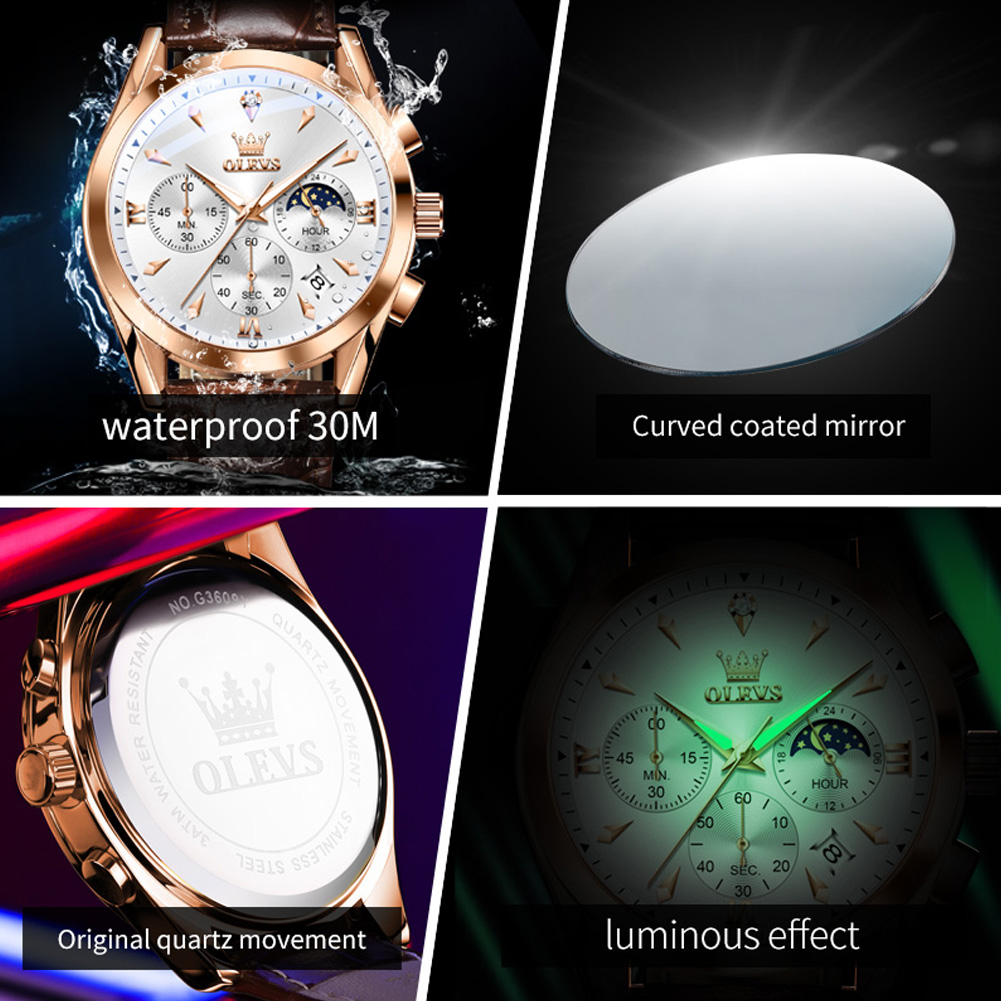 OLEVS Brand New Fashion Quartz - Zen Luxury Watch 评论和价格