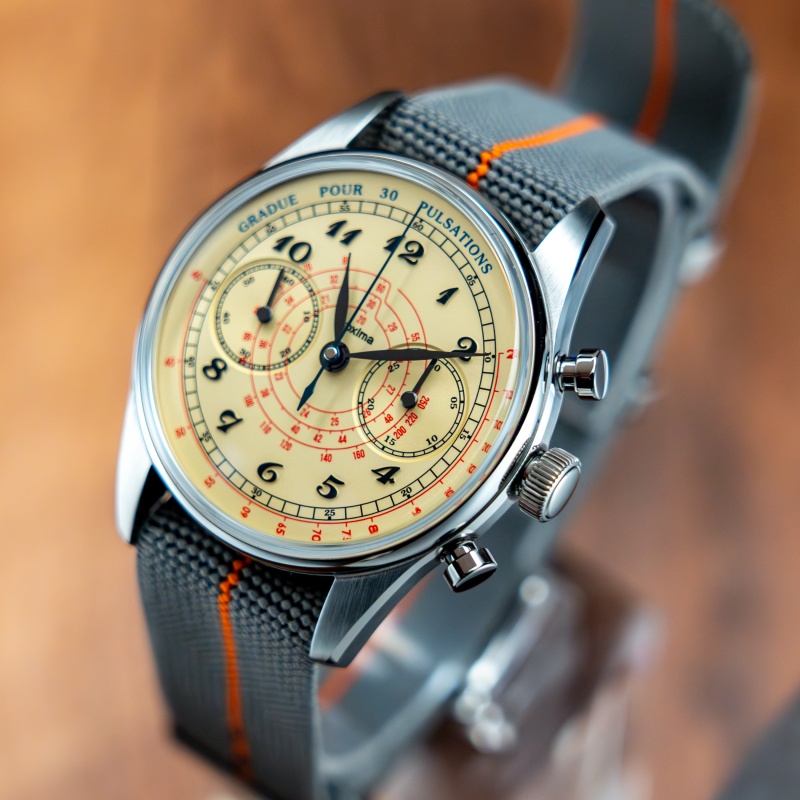 PROXIMA Men Chronograph Watch  - Cloisonne Enamel Dial 评论和价格