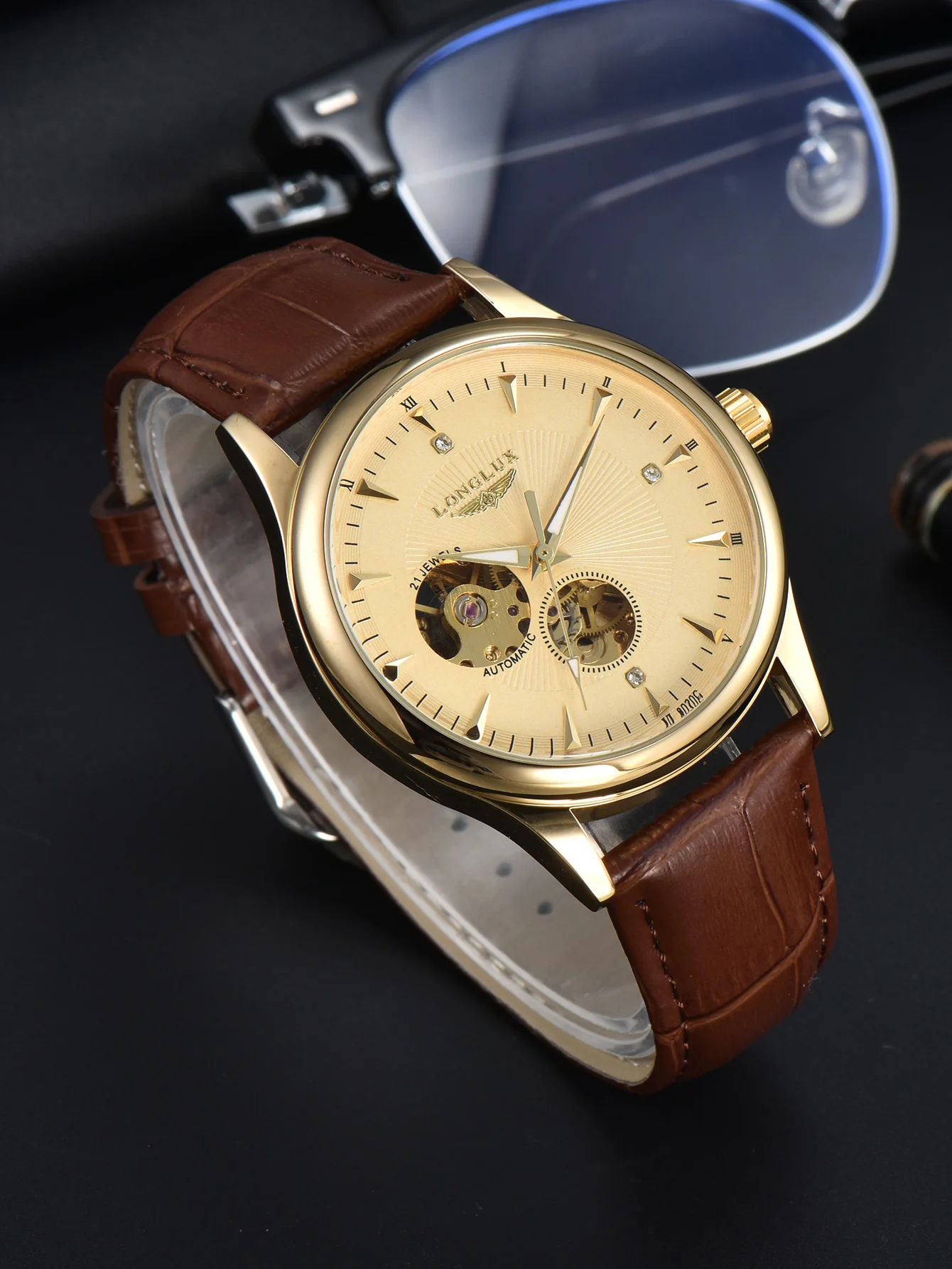 LONGLUX Automatic Watch Elegan - Luxury Watch Cartier 评论和价格
