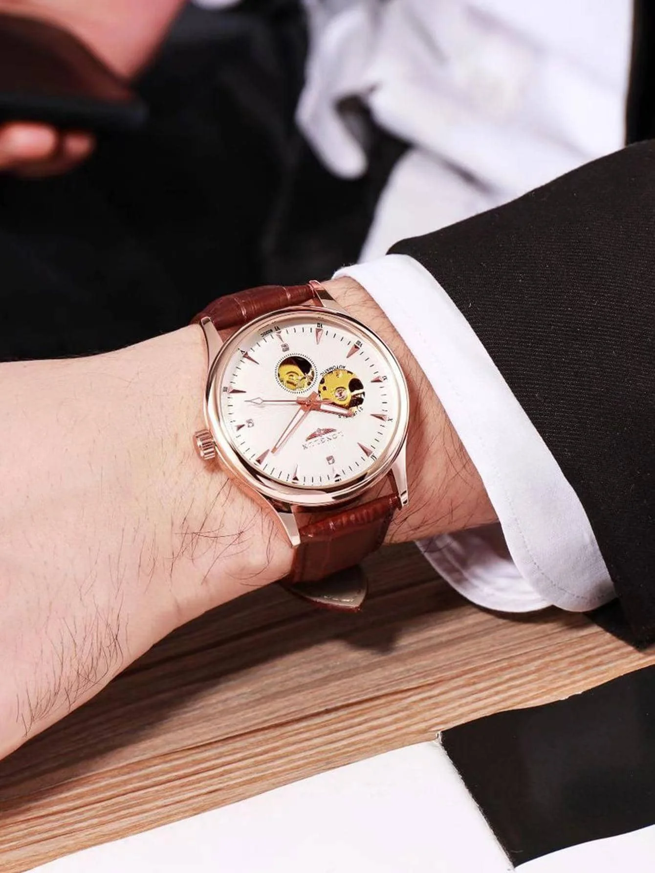 LONGLUX Automatic Watch Elegan - Luxury Watch Cartier 评论和价格